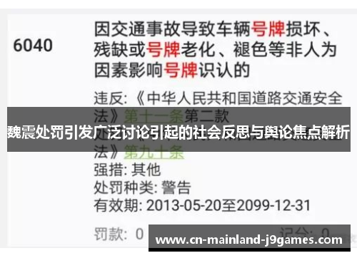 魏震处罚引发广泛讨论引起的社会反思与舆论焦点解析